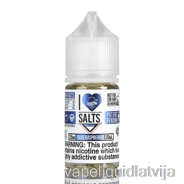 Zilā Avene - I Love Salts - 30ml 25mg Vape šķidrums